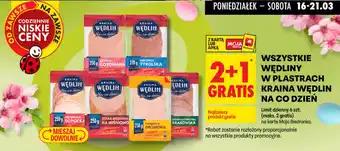 Biedronka Wędliny w plastrach kraina wędlin na co dzień oferta