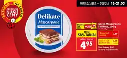 Biedronka Serek Mascarpone Delikate oferta