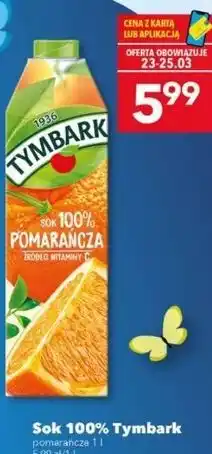 Lewiatan Sok 100% Tymbark oferta