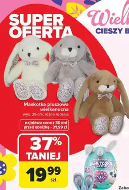 Carrefour Maskotka pluszowa wielkanocna oferta