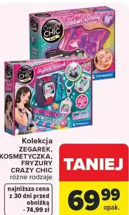 Carrefour Kolekcja ZEGAREK, KOSMETYCZKA, FRYZURY CRAZY CHIC oferta