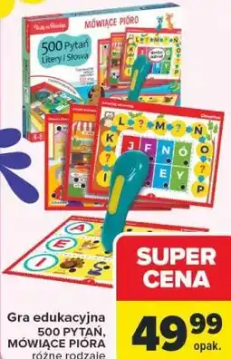 Carrefour Gra edukacyjna 500 PYTAă, M3WIĄCE PI3RO oferta
