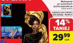 Carrefour Malowanie po numerkach ZŁOTA ELEGANCJA oferta