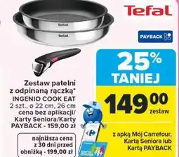 Carrefour Zestaw patelni z odpinaną rączką INGENIO COOK EAT oferta