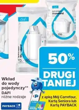 Carrefour Wkład do wody pojedynczy DAFI oferta