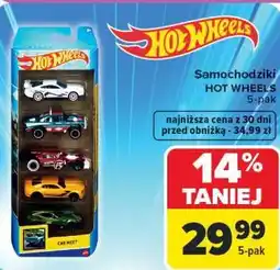Carrefour Samochodziki HOT WHEELS 5-pak oferta