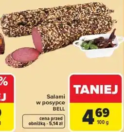 Carrefour Salami w posypce BELL oferta