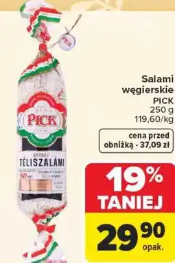 Carrefour Salami węgierskie PICK oferta