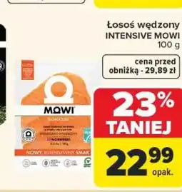 Carrefour Łosoś wędzony INTENSIVE MOWI oferta