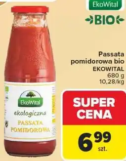 Carrefour Passata pomidorowa bio EKOWITAL oferta