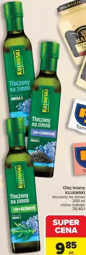 Carrefour Olej lniany KUJAWSKI oferta