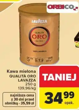 Carrefour Kawa mielona QUALITÀ ORO LAVAZZA oferta