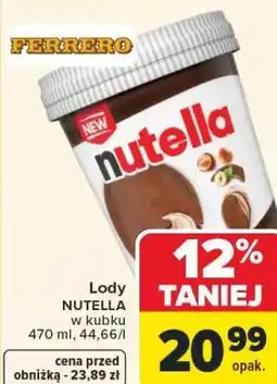 Carrefour Lody NUTELLA oferta