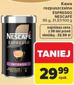 Carrefour Kawa rozpuszczalna ESPRESSO NESCAFÉ oferta