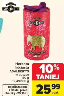 Carrefour Herbata liściasta ADALBERT'S oferta