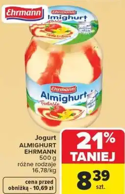 Carrefour Jogurt ALMIGHURT EHRMANN oferta