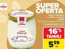 Carrefour Jogurt naturalny z mleka owczego RIANS oferta