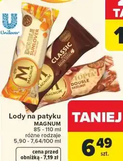 Carrefour Lody na patyku MAGNUM oferta