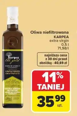 Carrefour Oliwa niefiltrowana KARPEA oferta