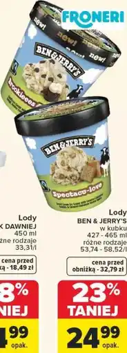 Carrefour Lody BEN & JERRY'S oferta