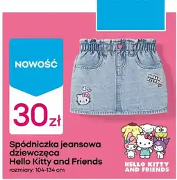 Pepco Spódniczka jeansowa dziewczęca Hello Kitty and Friends oferta