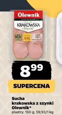 Netto Sucha krakowska z szynki plastry oferta