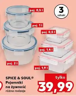 Kaufland Pojemniki na żywność różne rodzaje oferta