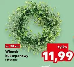 Kaufland Wianek bukszpanowy sztuczny oferta