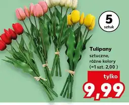 Kaufland Tulipany sztuczne, różne kolory oferta