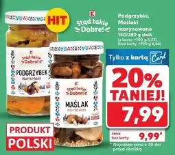 Kaufland Podgrzybki, Maślaki marynowane oferta
