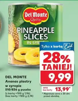 Kaufland Ananas plastry w syropie oferta