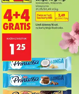 Biedronka Wafel Princessa Longa oferta