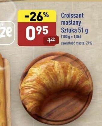 ALDI Croissant maślany 51g oferta