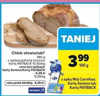 Carrefour Chleb słowiański oferta