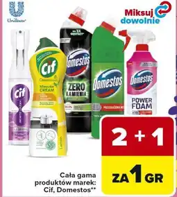 Carrefour Cała gama produktów marek: Cif, Domestos oferta
