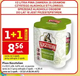 Auchan Piwo Kasztelan Niepasteryzowane oferta