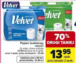 Carrefour Papier toaletowy VELVET oferta
