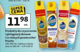 Auchan Spray do mebli z woskiem pszczelim Pronto Extra Care oferta