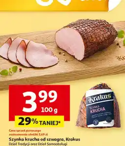 Auchan Szynka krucha Krakus Animex oferta
