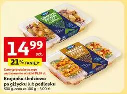 Auchan Smakiem krojone śledź po podlasku Lisner oferta