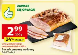 Auchan Boczek wędzony parzony Podniesiony Kciuk oferta