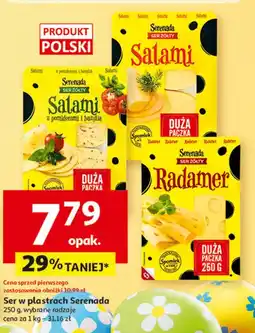 Auchan Ser salami plastry Serenada oferta