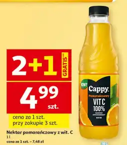 Auchan Nektar pomarańczowy Cappy oferta