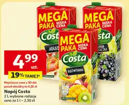 Auchan Napój jabłko Costa oferta