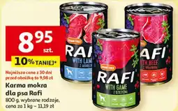 Auchan Karma dla psa z dziczyzną Rafi oferta