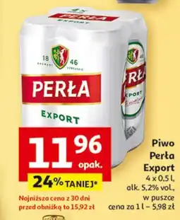 Auchan Piwo Perła Export oferta