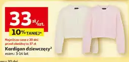 Auchan Kardigan dziewczęcy oferta