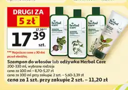 Auchan Odżywka do włosów żeń-szeń Farmona Herbal Care oferta