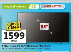 Auchan Telewizor led 55 50pus7000/12 Philips oferta