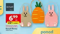 Auchan Koszyk filcowy marchew Actuel oferta